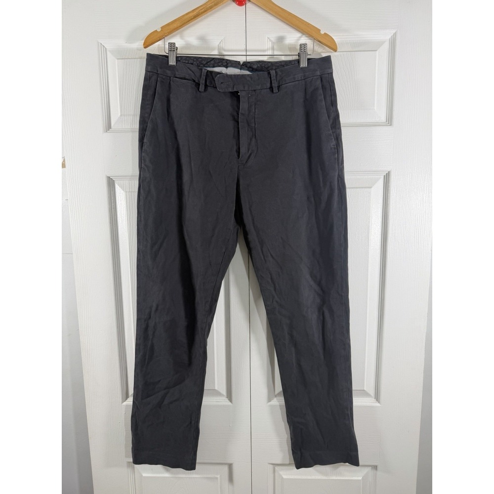 Bonobos slim fit gray Mens Dress Pants Size 32/30 cotton blend olimpias fabrics